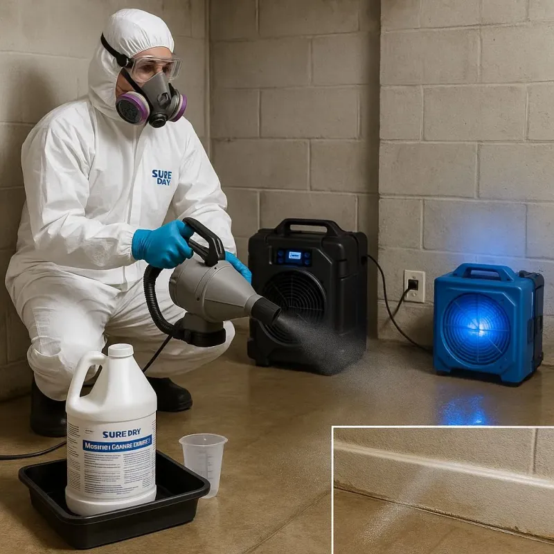 Sanitization and Odor Removal process in Forest Lake, MN